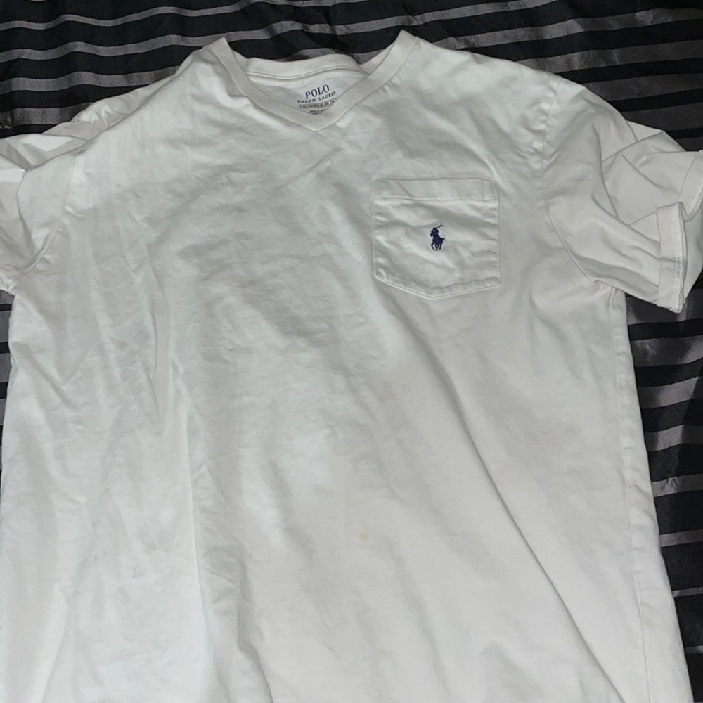 POLO RALPH LAUREN XL BASIC WHITE TEE